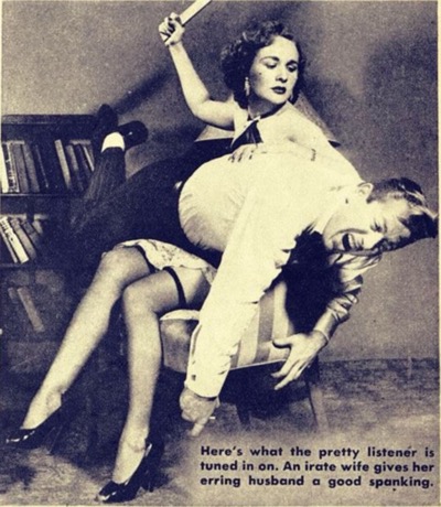 Wife spanking husband SickJokes from 1950